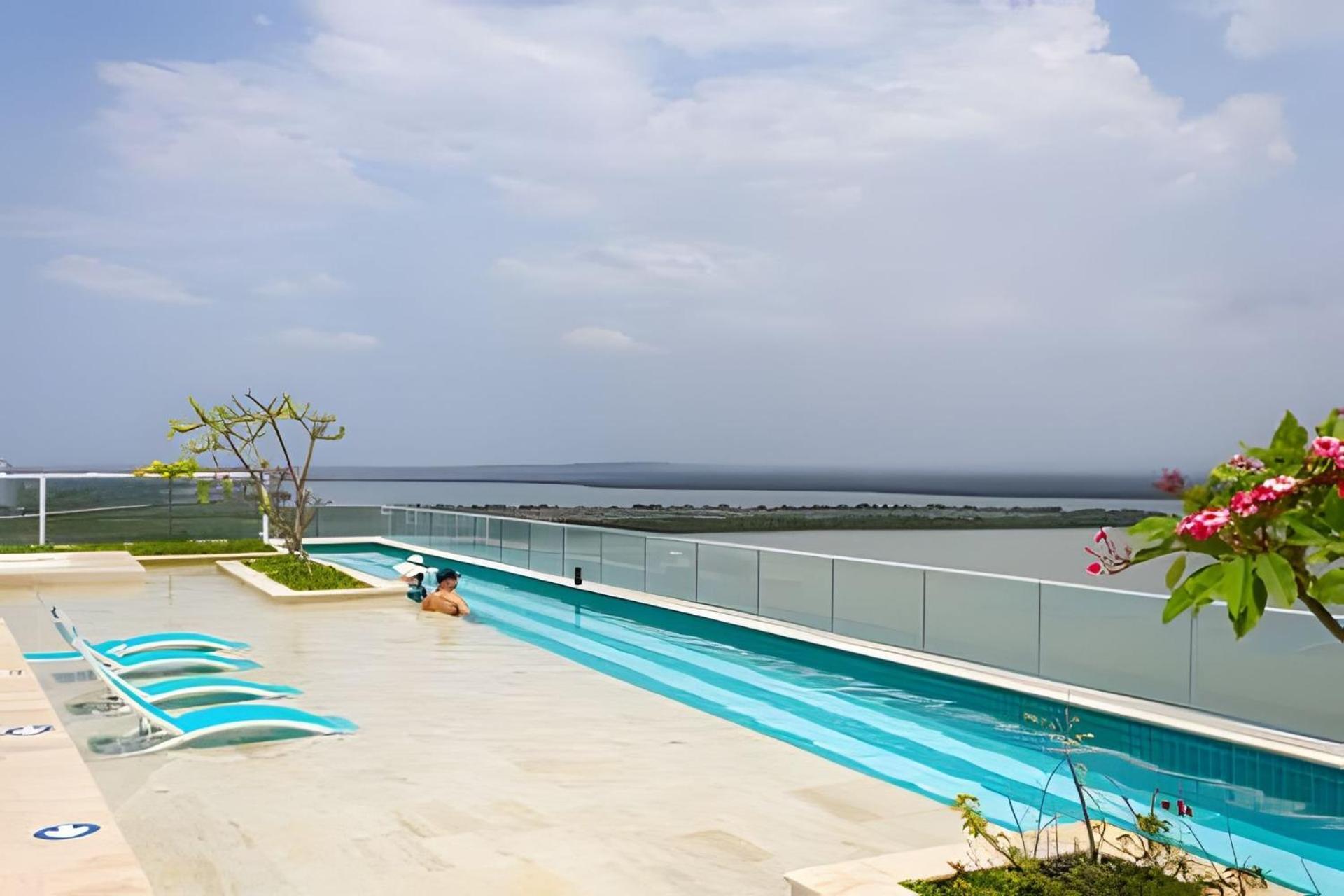 1 Dormitorio Frente A Playa De Morros. Piscina Cartagena Exterior photo